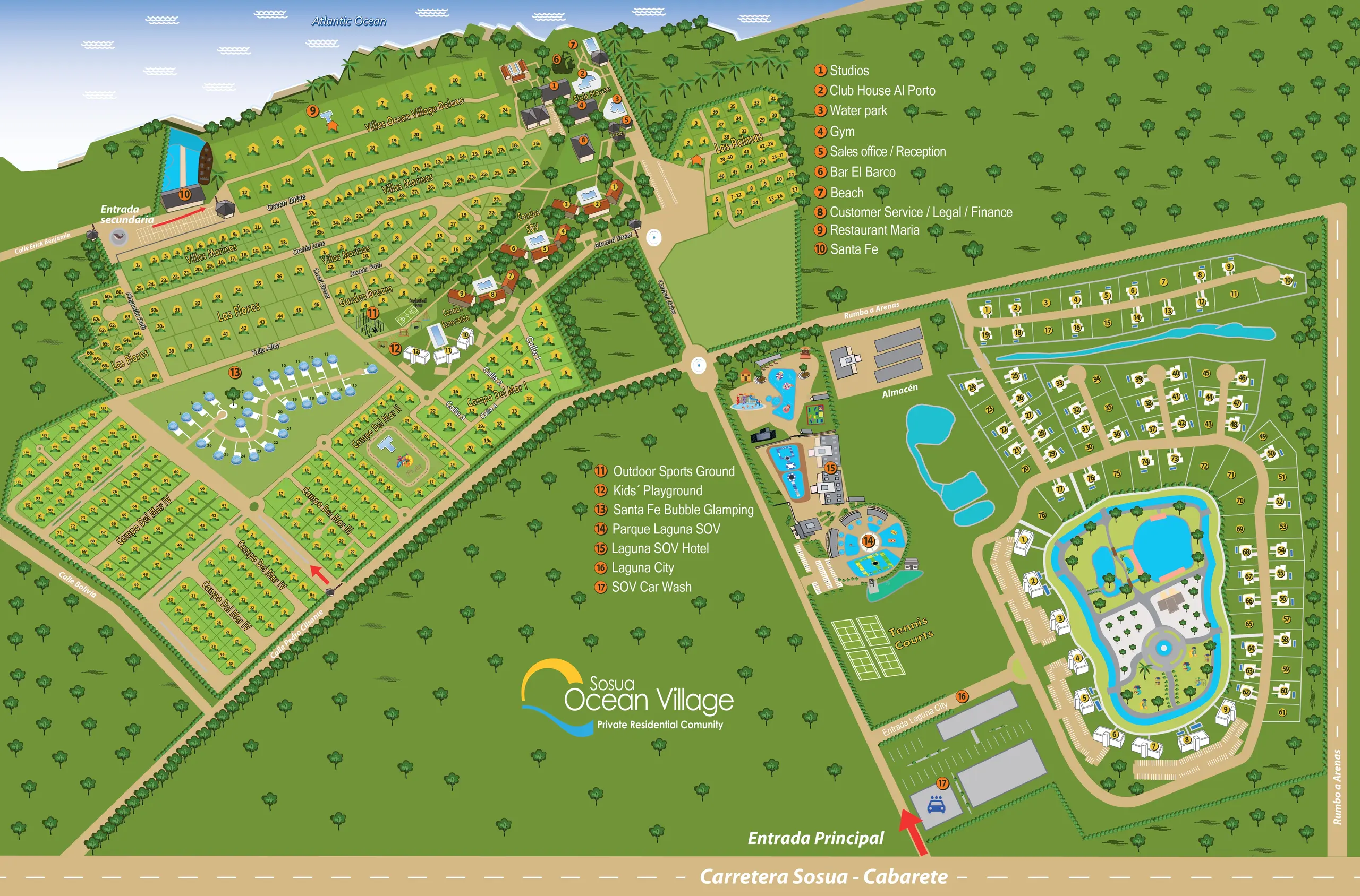 SOV map