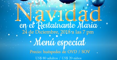 Navidad Deluxe  2018 – RESTAURANTE MARIA