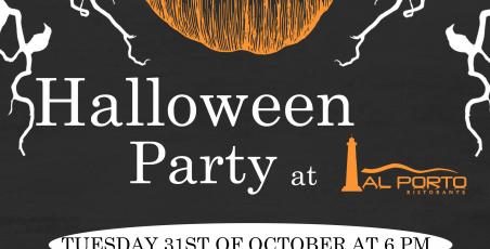 Halloween party at our restaurant Al Porto!
