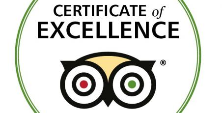 Tripadvisor Certificate of excellence 2016