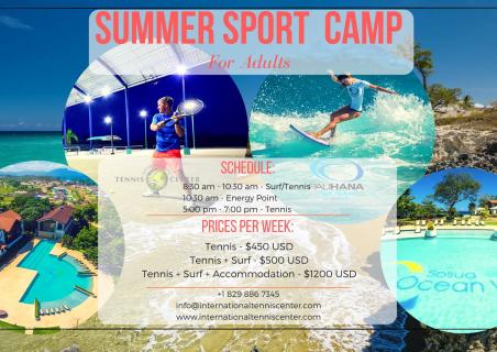 Tennis Summer Camp 2018