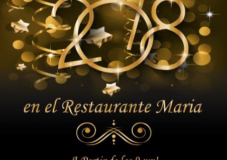 Año Nuevo 2018 en nuestro restaurante Maria en Ocean Village Deluxe! 