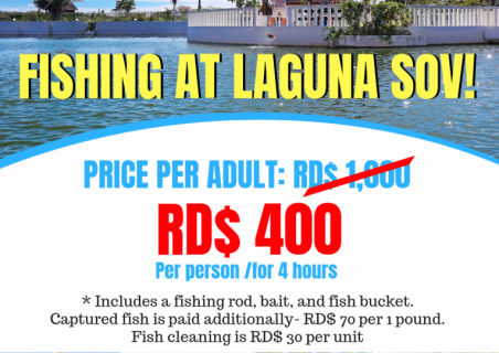 60% DISCOUNT ON FISHING AT LAGUNA SOV!