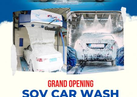 SOV Car Wash Launching on September 30th – Quick and Easy Service!