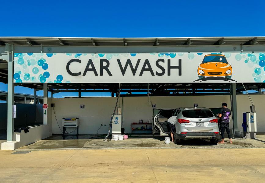 Car wash at Sosua Ocean Village